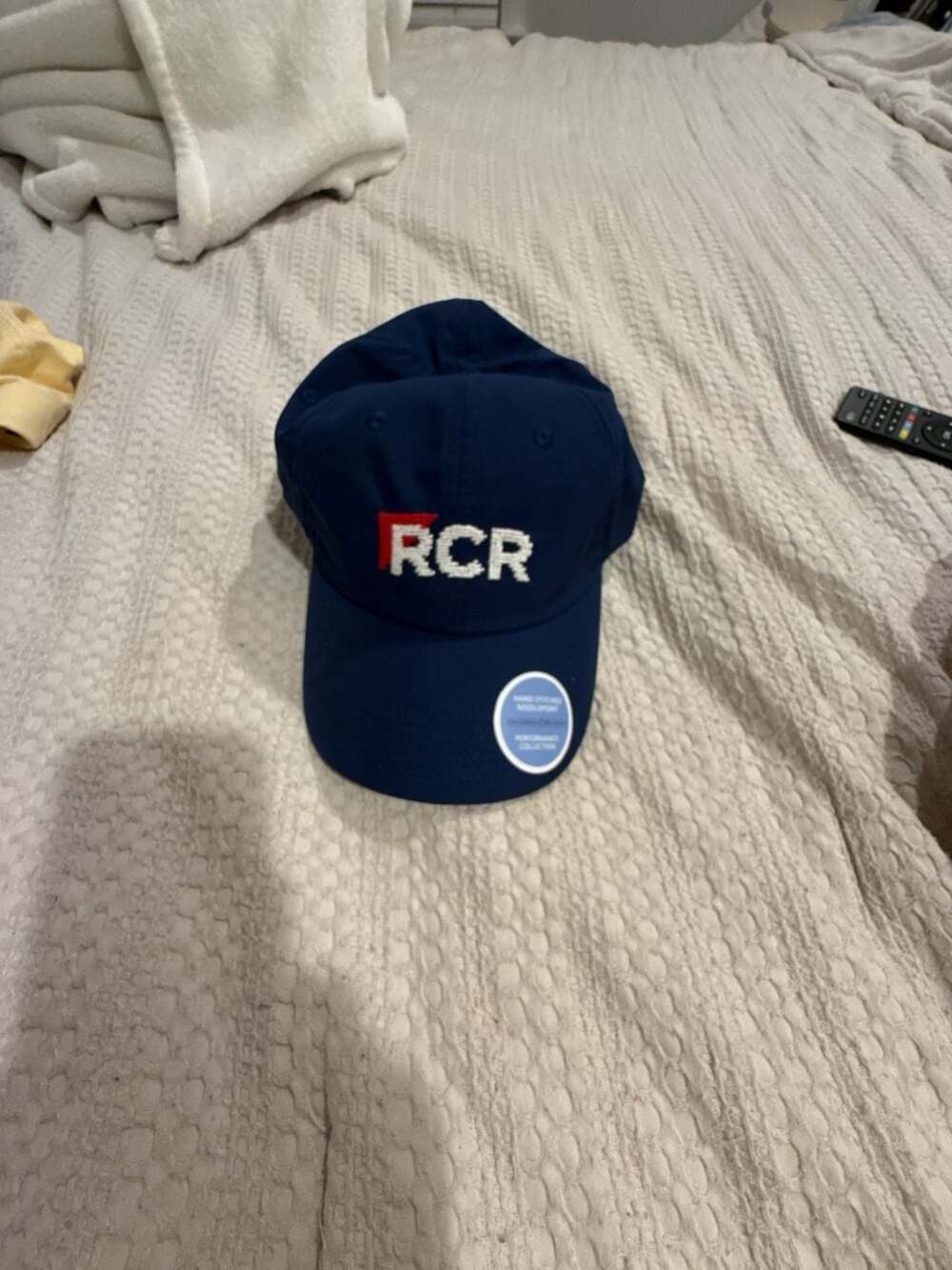 Smathers & Branson RCR Logo Hand-Stitched Needlepoint Performance Collection Cap